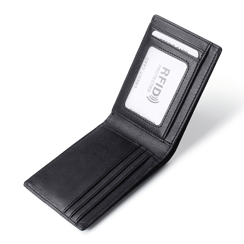 RFID Blocking Leather Wallet
